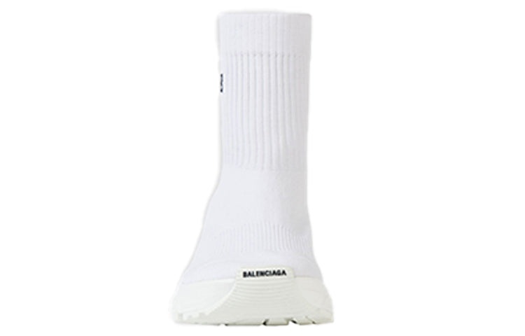 (WMNS) Balenciaga Speed 3.0 High-Top Running Shoes White 654466W2DN29000 - 3