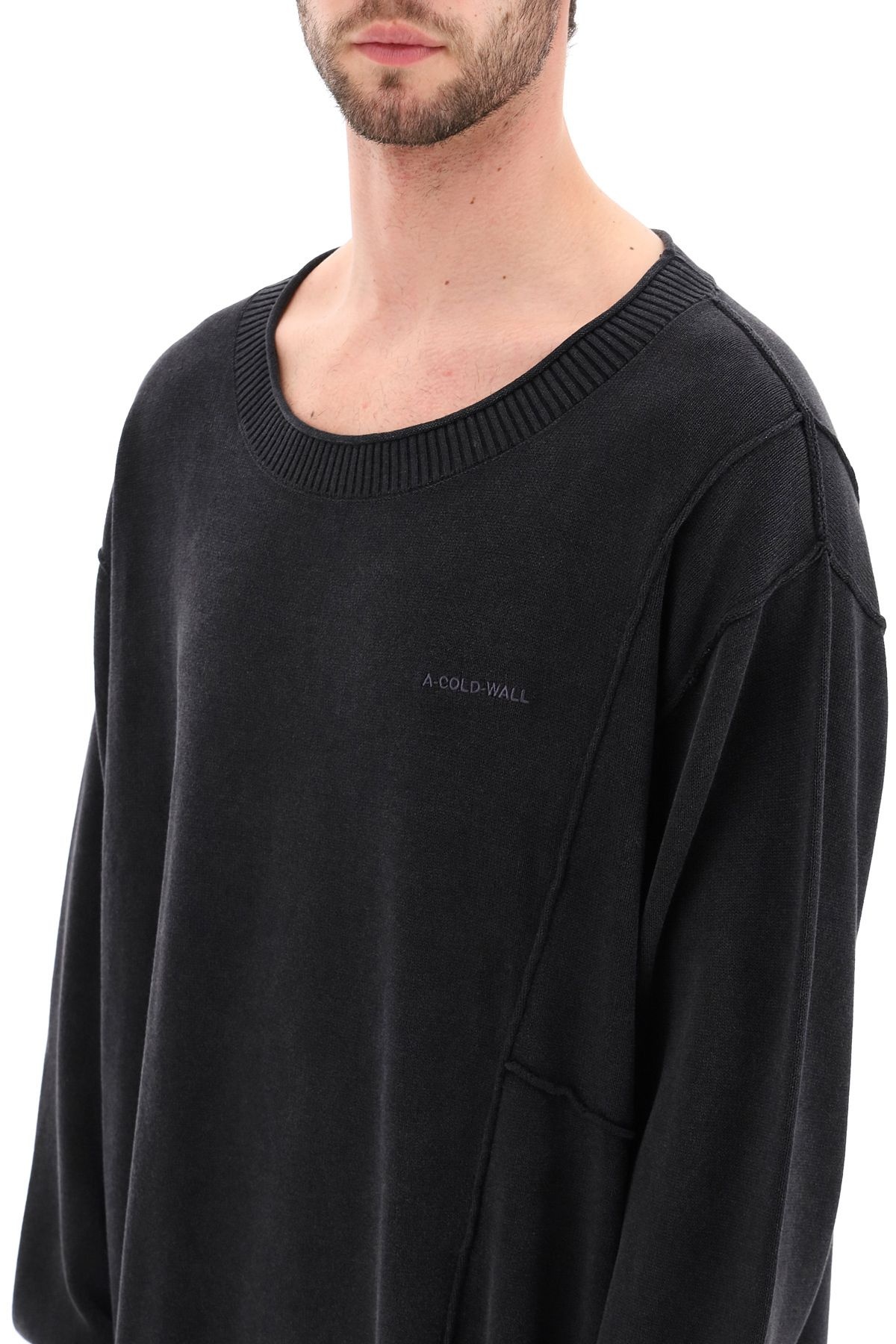 ESSENTIALS CREWNECK SWEATER WITH LOGO EMBROIDERY - 5