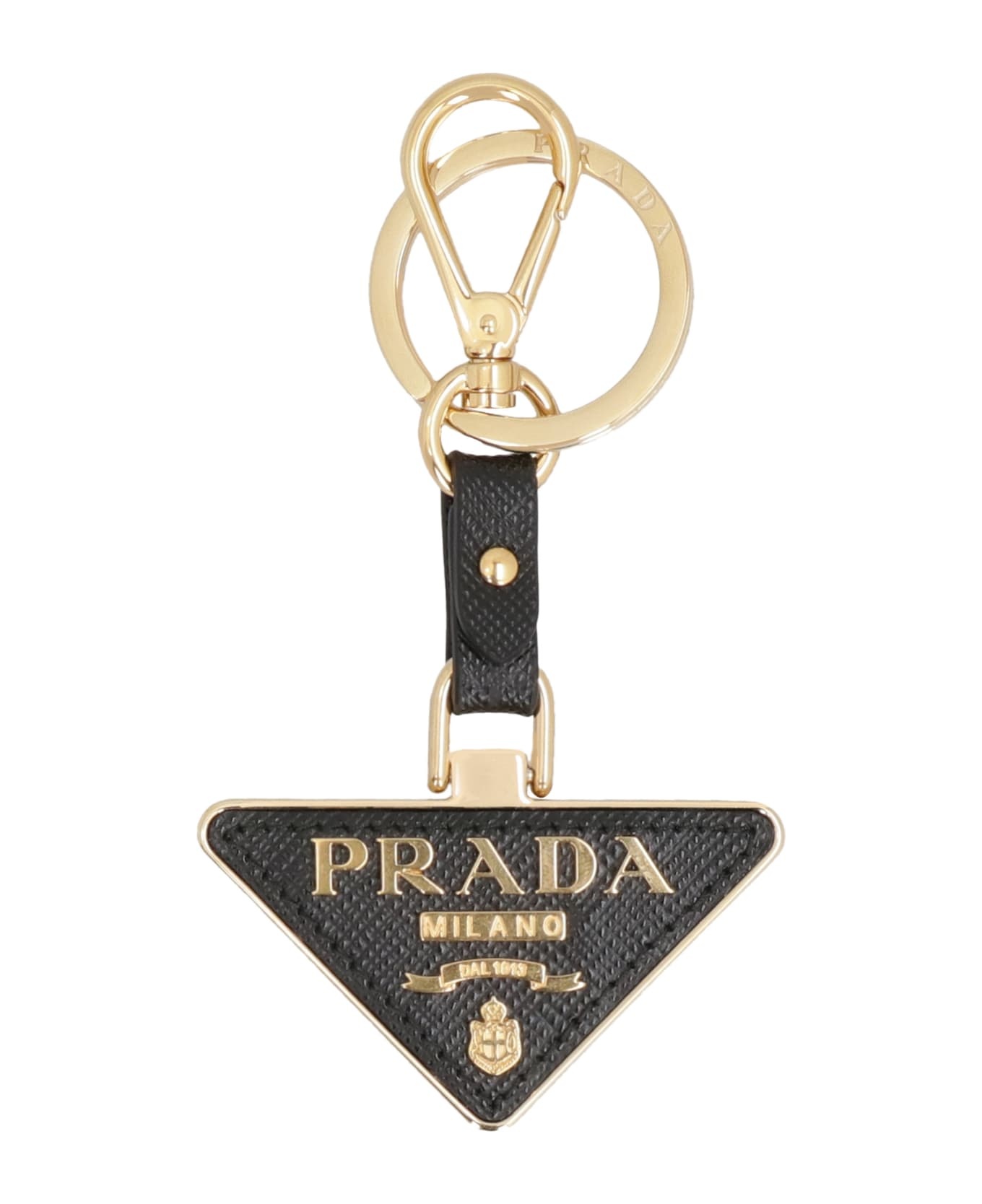 Leather Keyring With Logo - 1