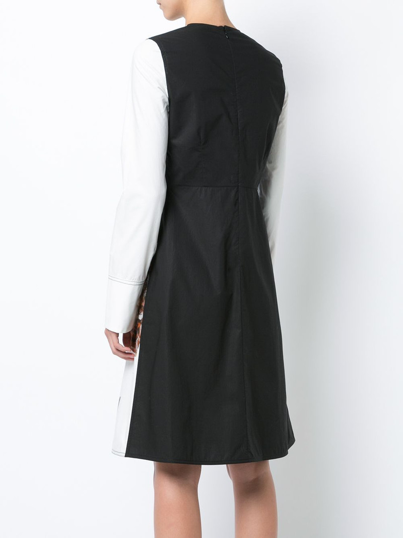 Abstract print skater dress 4