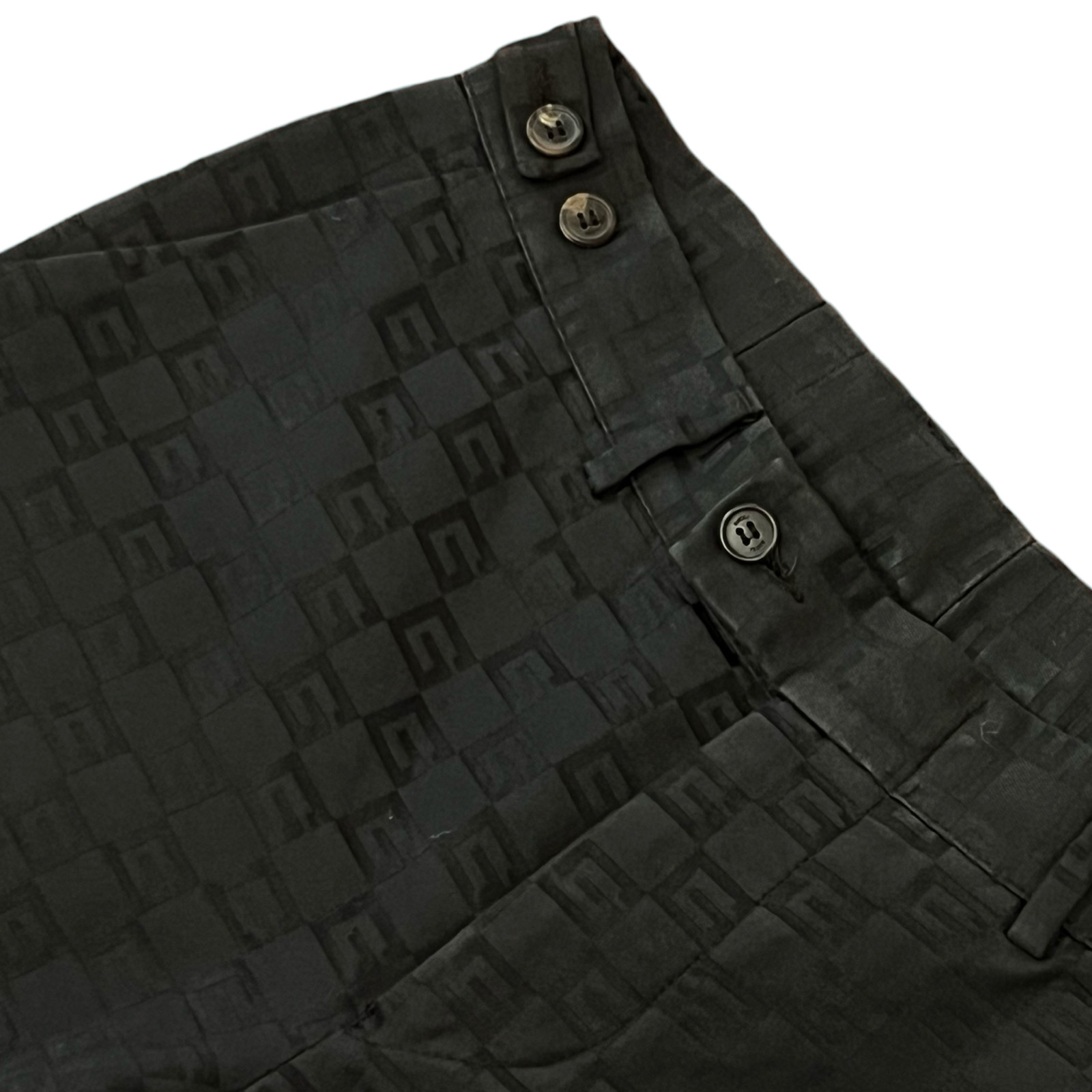 Gucci by Tom Ford Black Monogram Pants SZ 48 - 3
