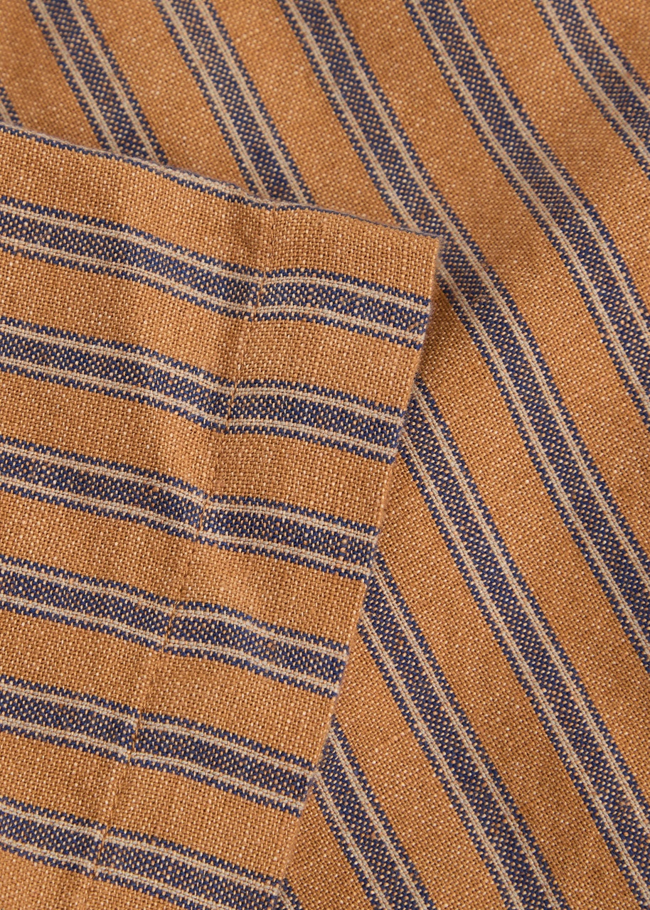 Oliver Spencer Gassison Striped Linen-blend Shirt - 5