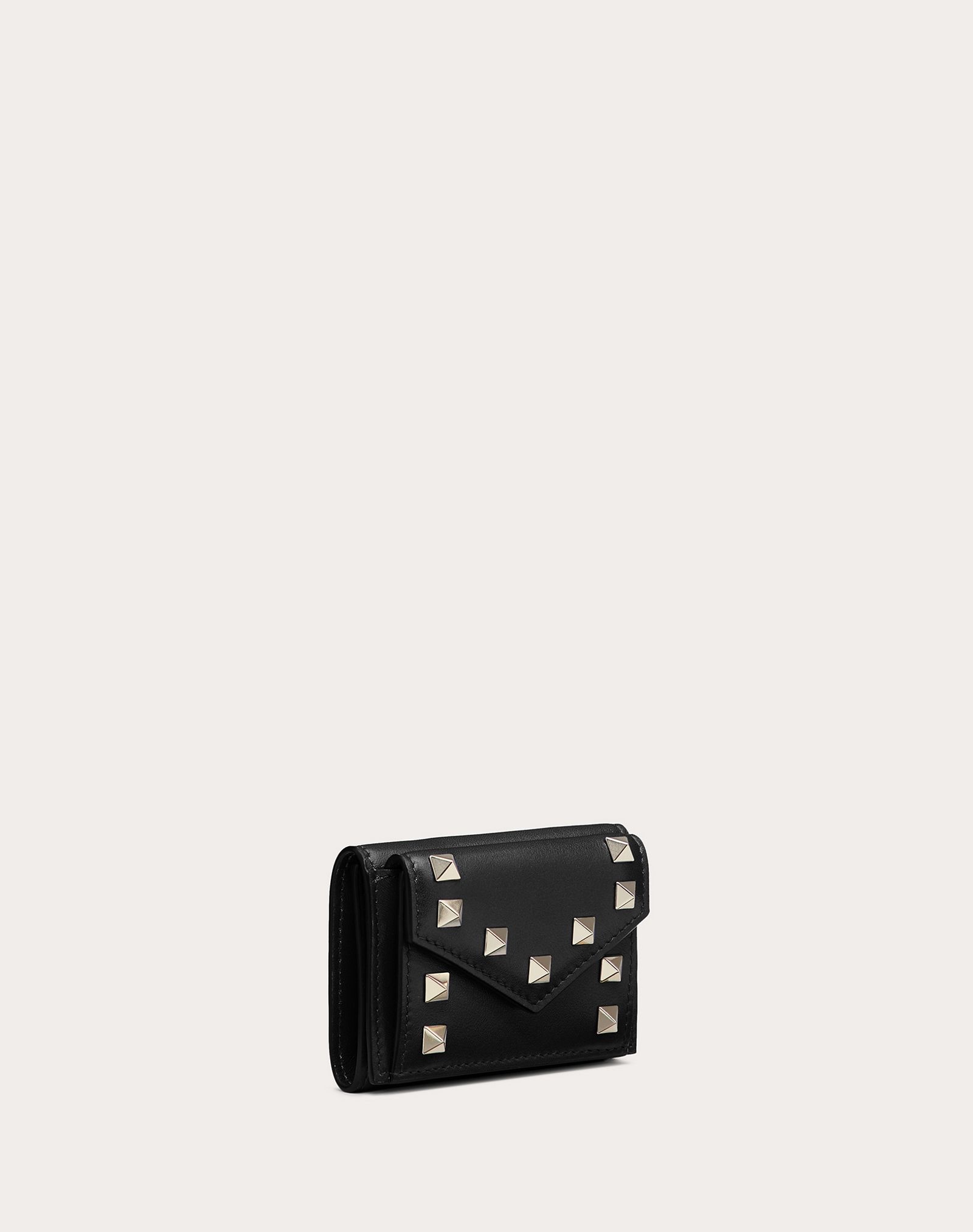 SMALL ROCKSTUD CALFSKIN WALLET - 4