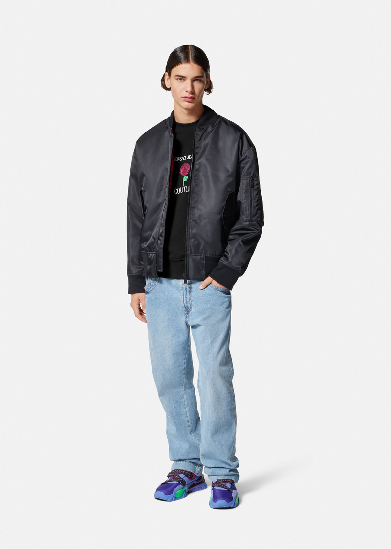 VERSACE JEANS COUTURE Roses Logo Sweatshirt outlook