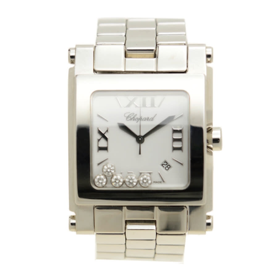 Chopard Happy Sport II Quartz White Dial Ladies Watch 288467-3001 - 3