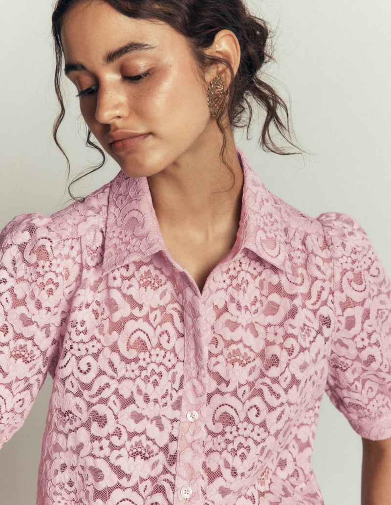 SS Lace Top-Pink Violet 6