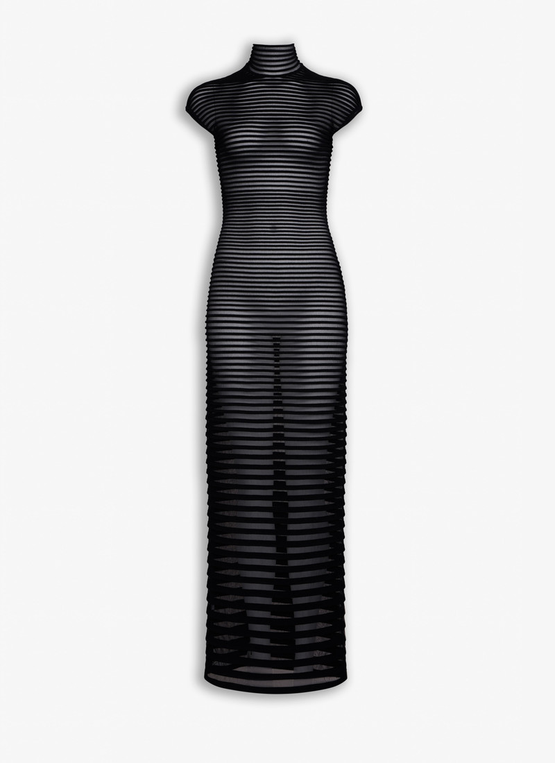 STRIPED LONG DRESS - 1