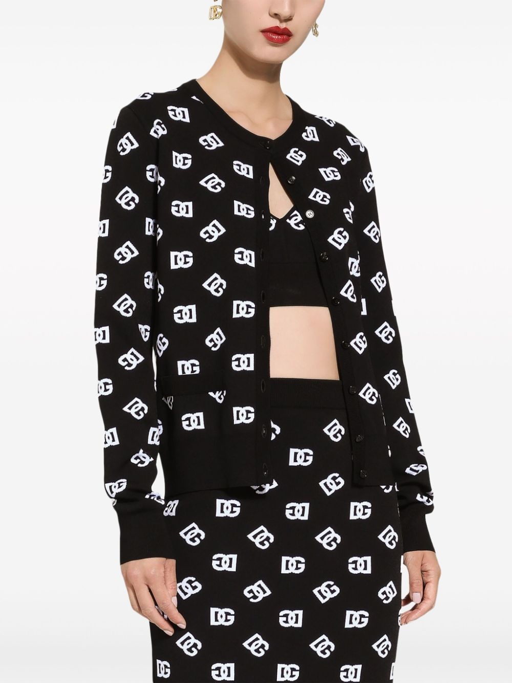DG logo cardigan - 5