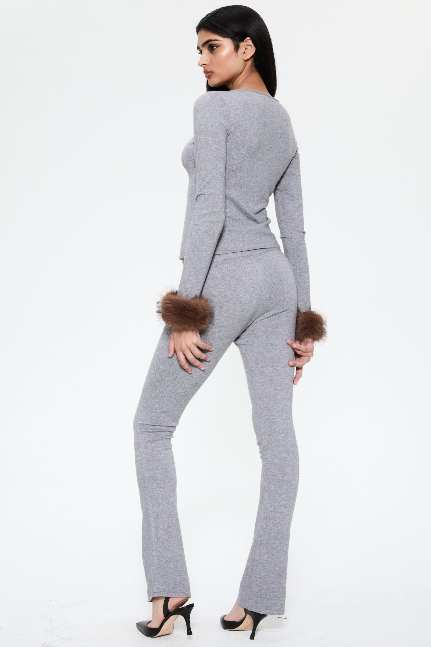 ALIA PANT - HEATHER GREY - 3