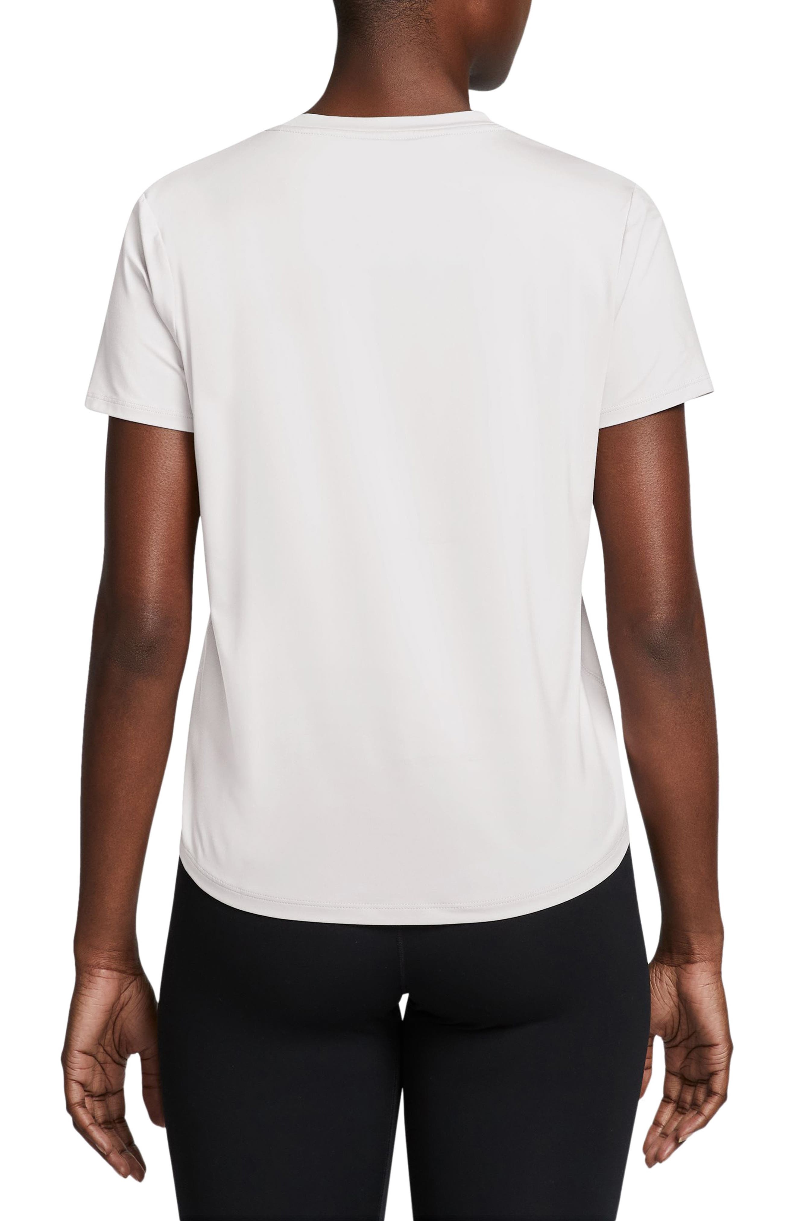 Nike One Classic Dri-FIT Training Top in White/Black at Nordstrom - 2