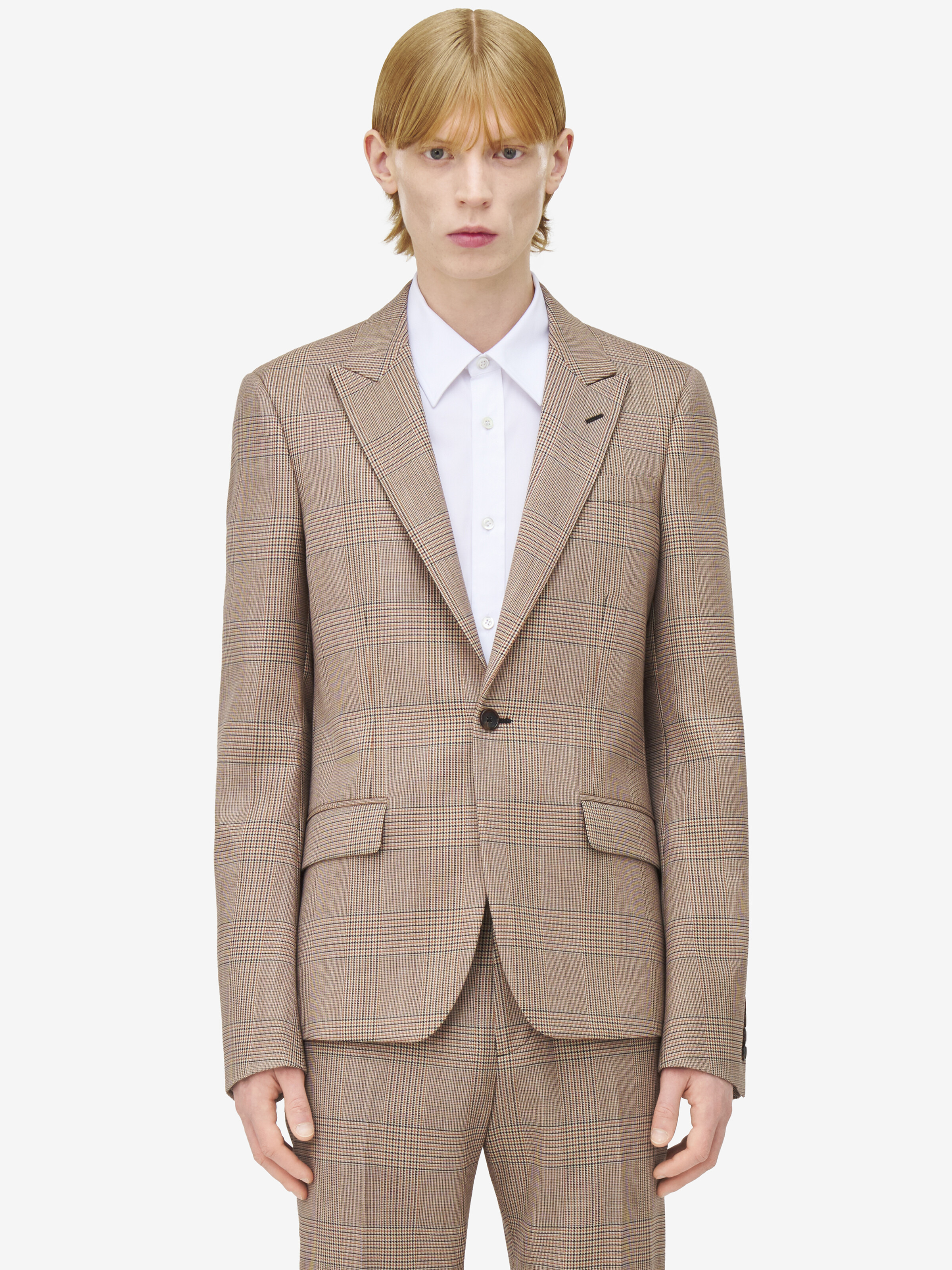 London Check Single-Breasted Jacket - 2