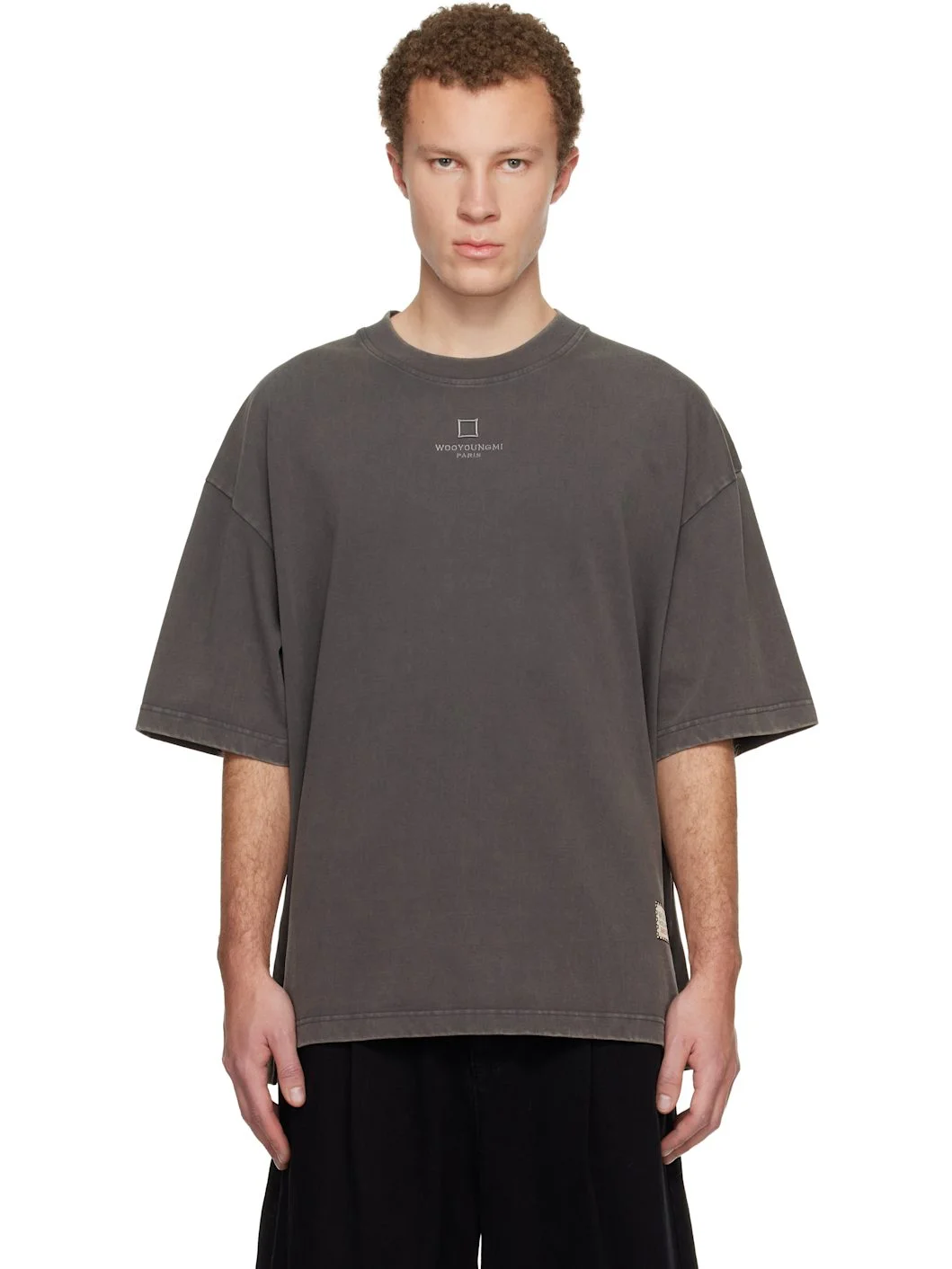 Gray Dyed Overfit T-shirt - 1