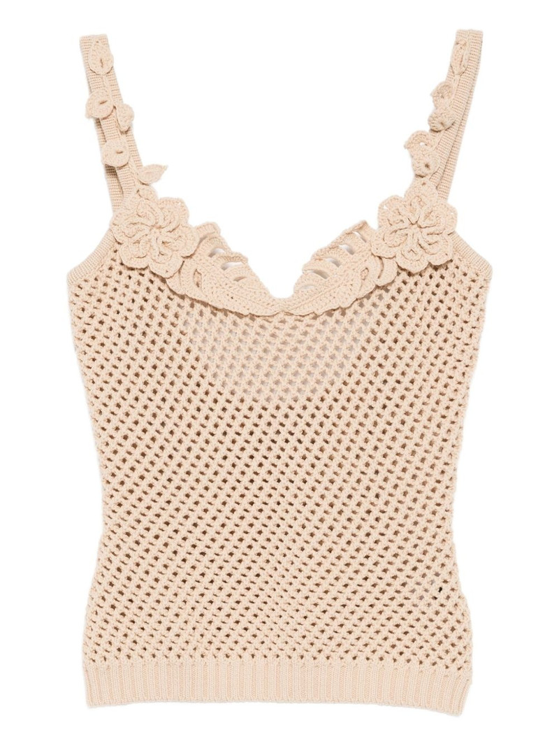 mesh-embellished top 1