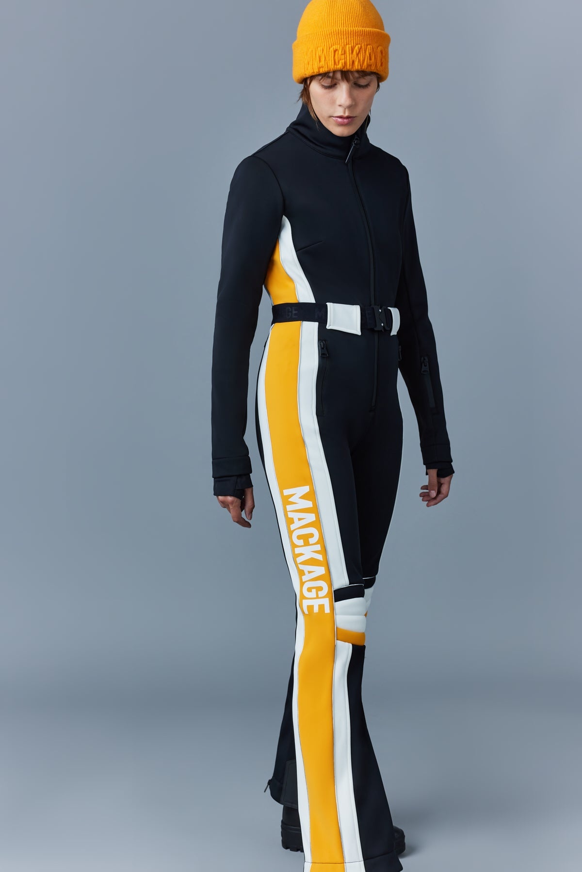 BRIE Agile-360 belted bonded fleece belted ski suit - 5
