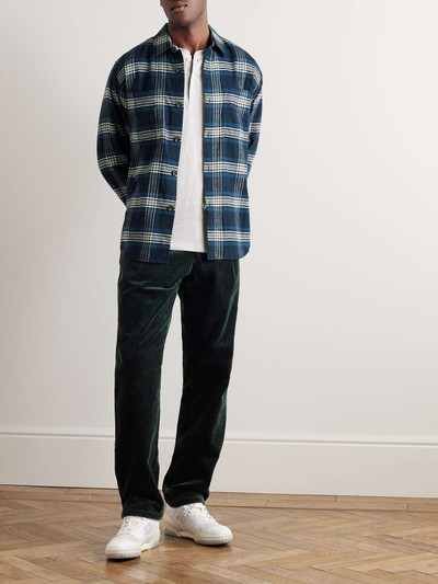 Oliver Spencer Treviscoe Checked Organic Cotton-Flannel Shirt outlook