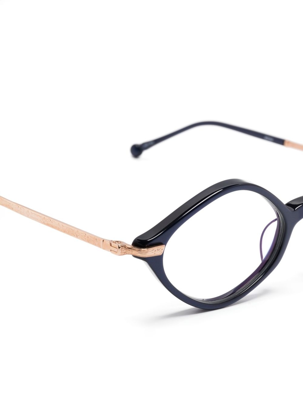 geometric-frame glasses - 3