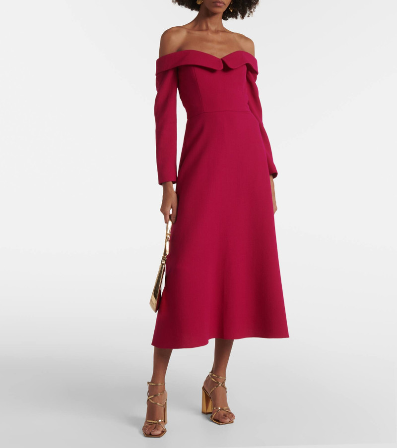 markarian Cybil wool midi dress outlook