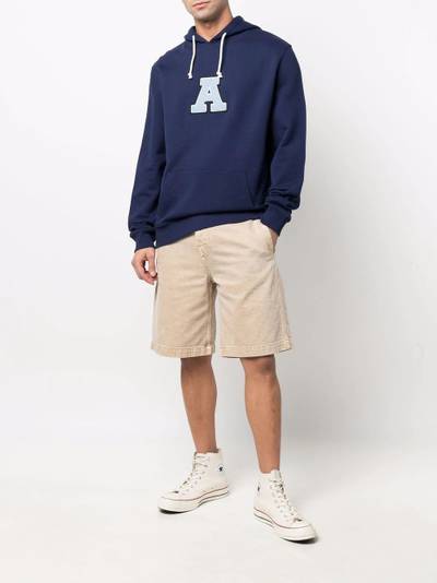 Axel Arigato flocked logo hoodie outlook