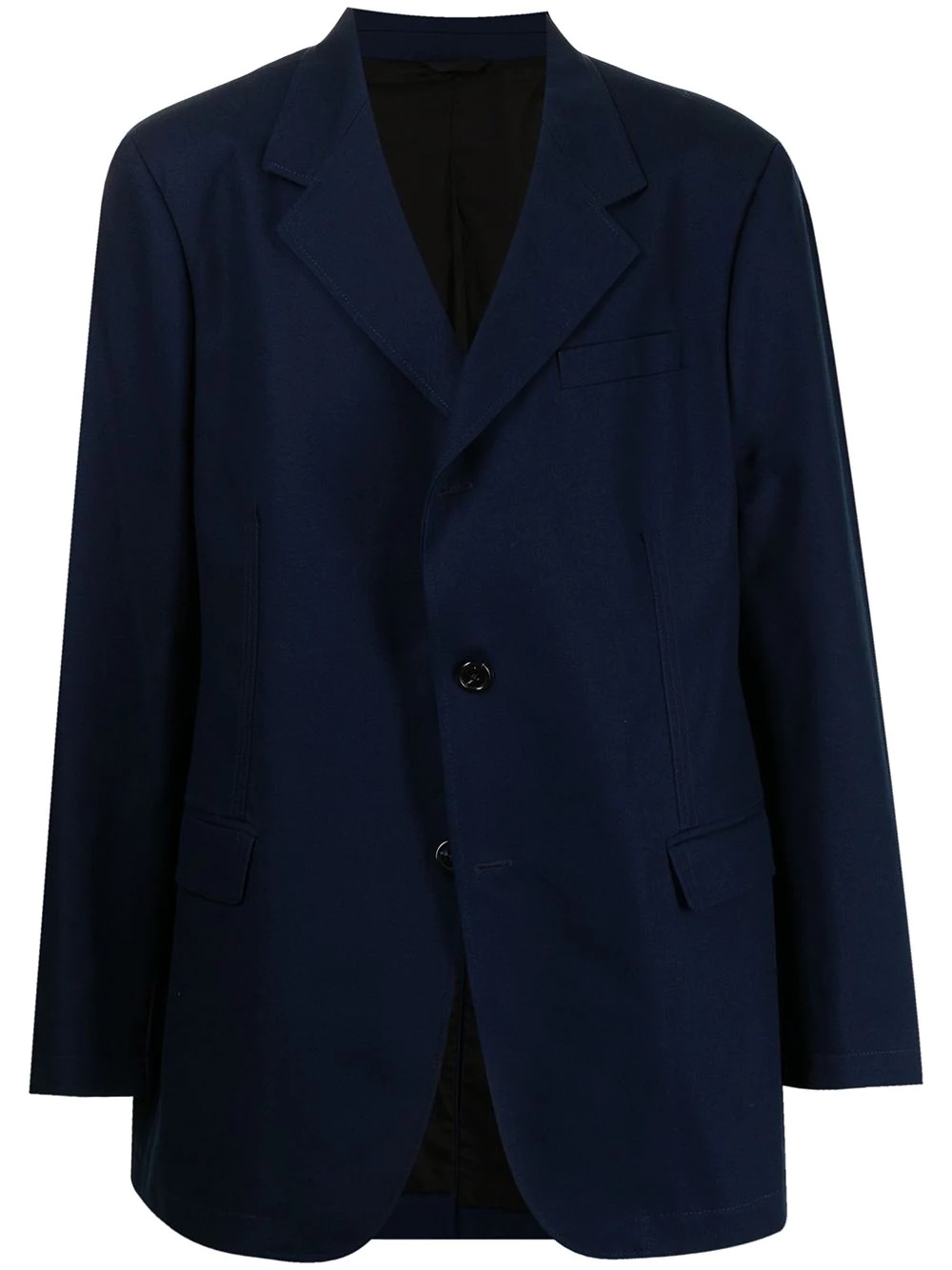 notched-lapel single-breasted jacket - 1