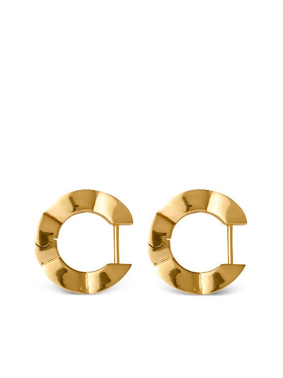 Burberry Shield Infinity Hoop Earrings outlook