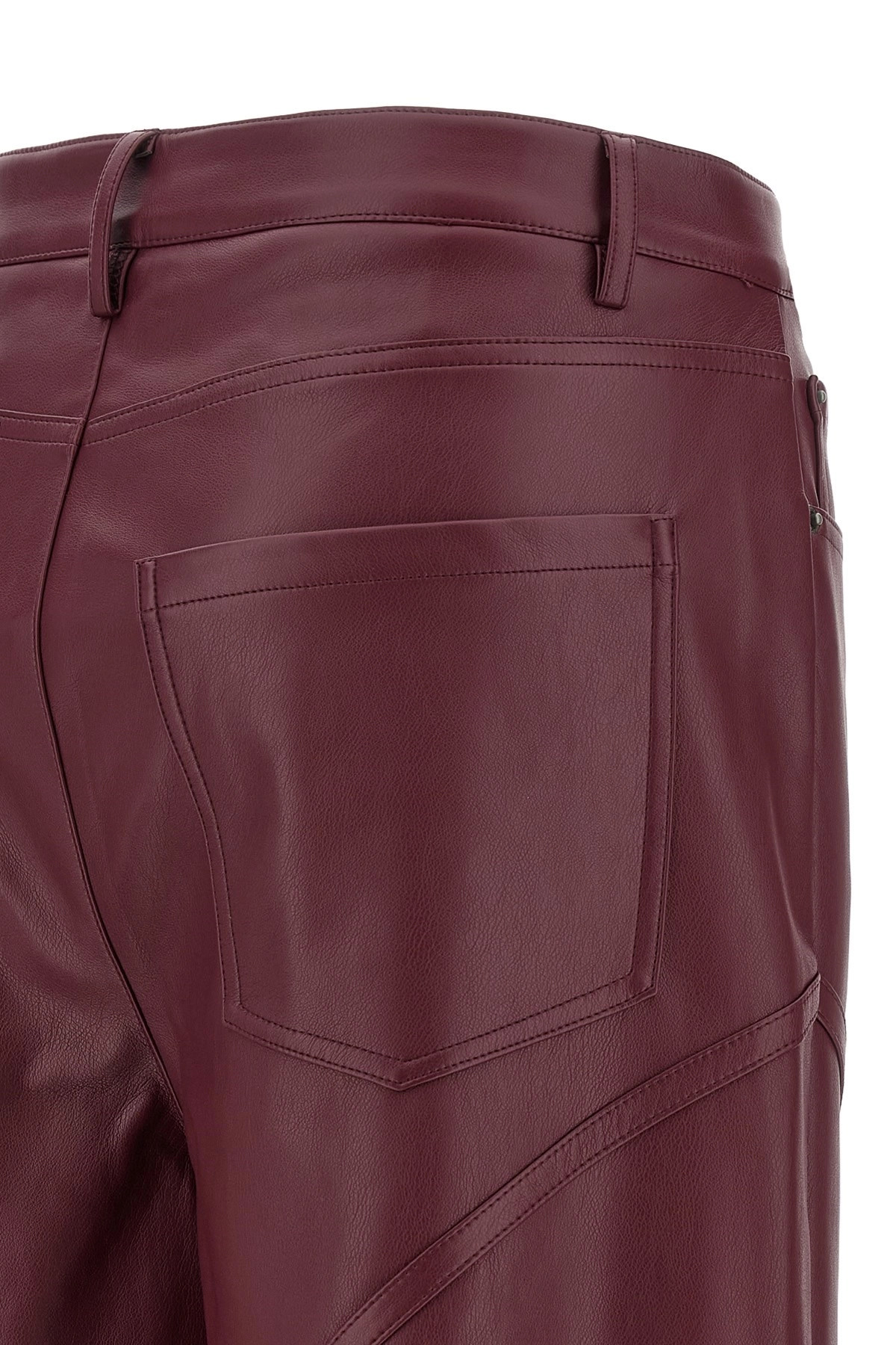 'Mid Waisted Piping' pants - 5