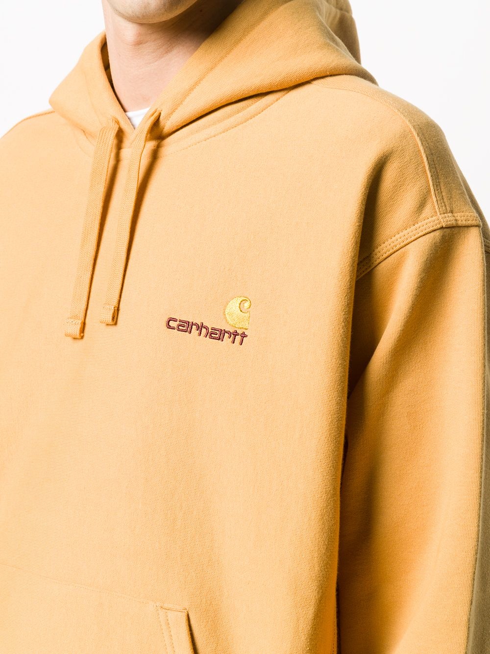 embroidered logo hoodie  - 5