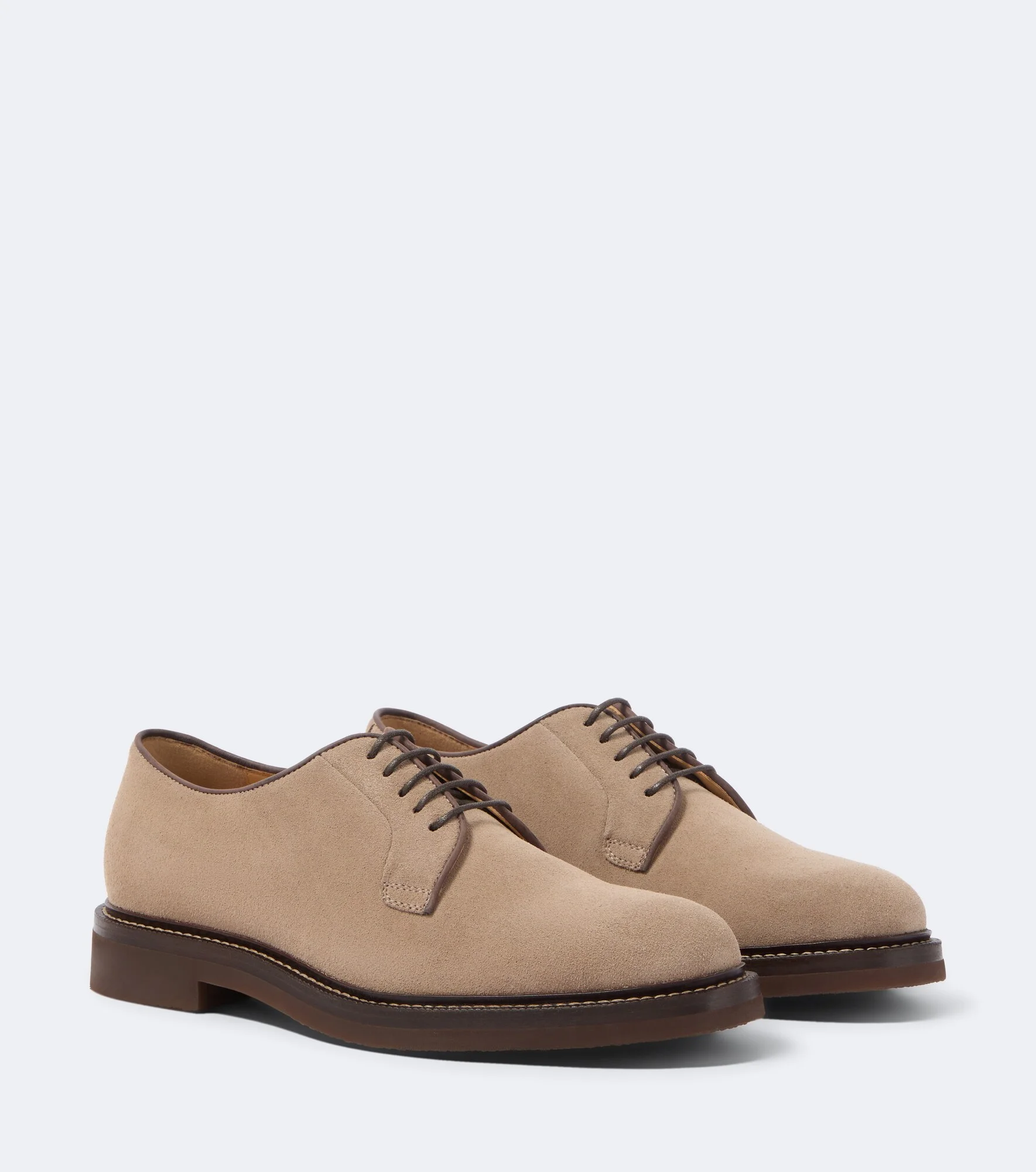 Suede Derby shoes - 1