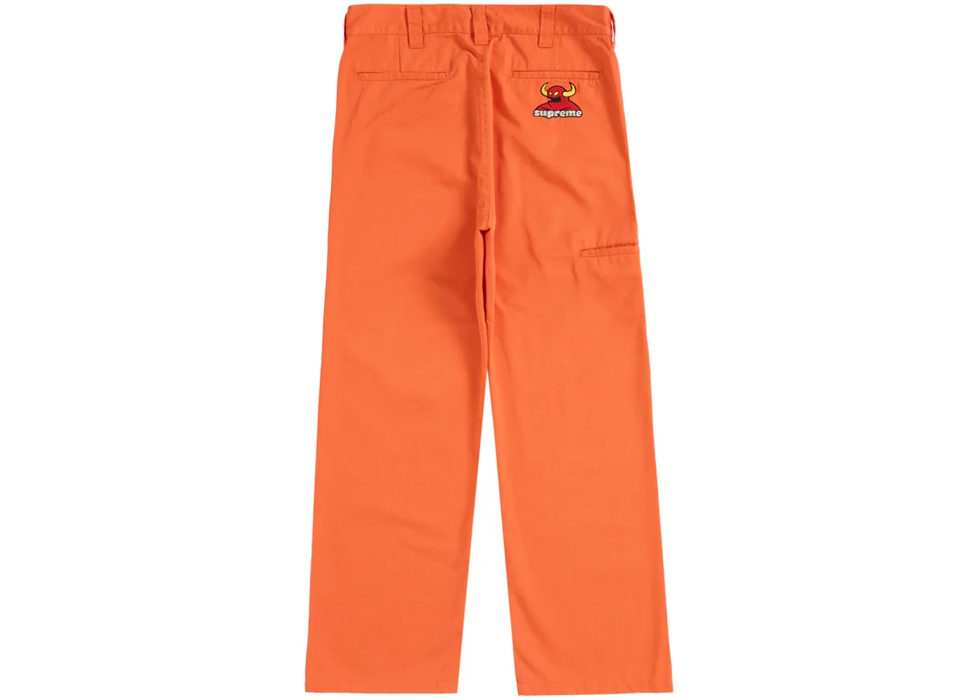 Supreme Toy Machine Work Pant Bright Orange - 1