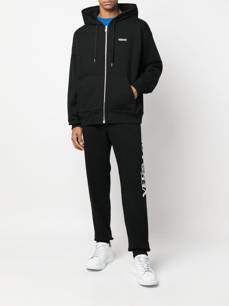 logo-print slim-cut track pants - 2