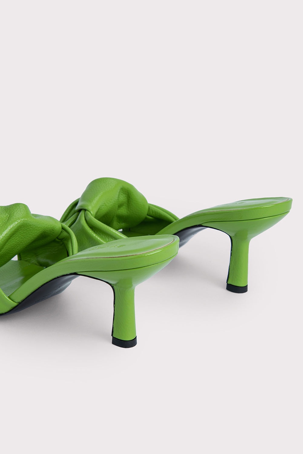 Lana Pistachio Gloss Grained Leather - 7