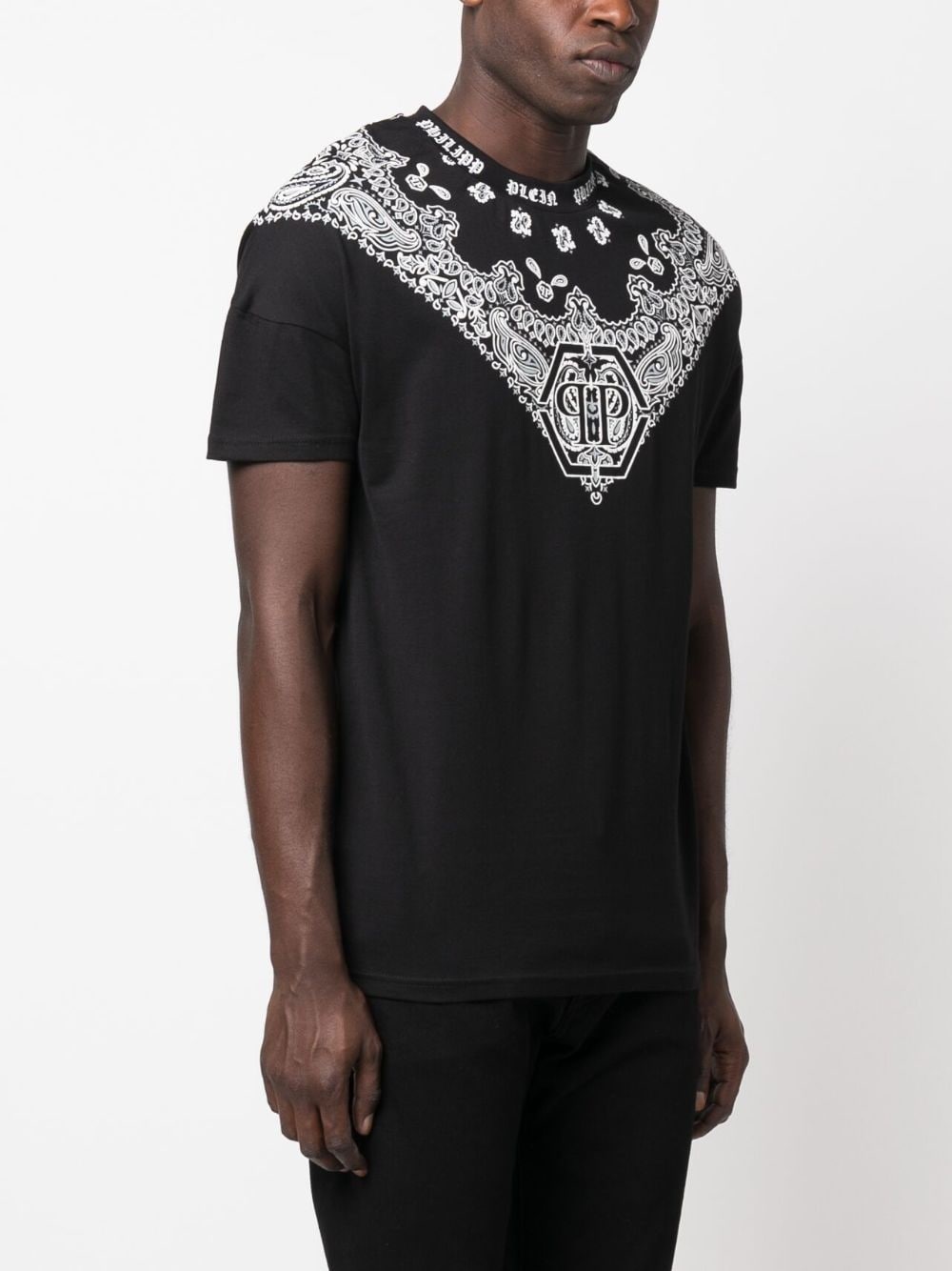 SS paisley-print round-neck T-shirt - 3