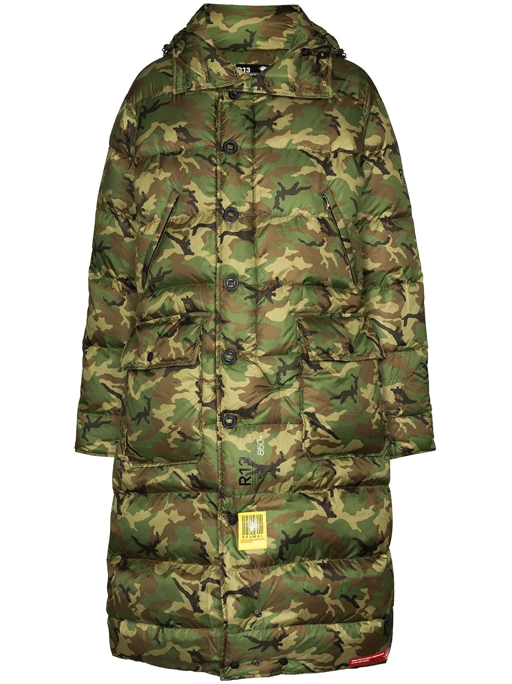 x Brumal camouflage-print puffer coat - 1