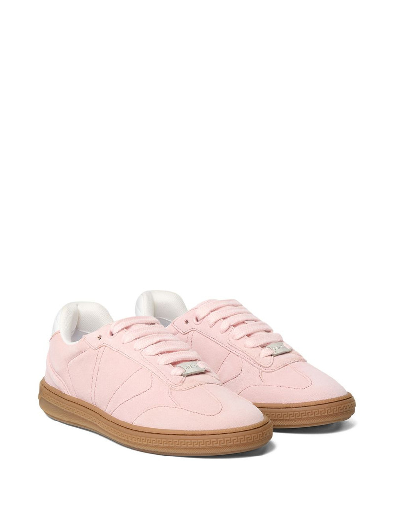 VERSACE suede sneakers outlook