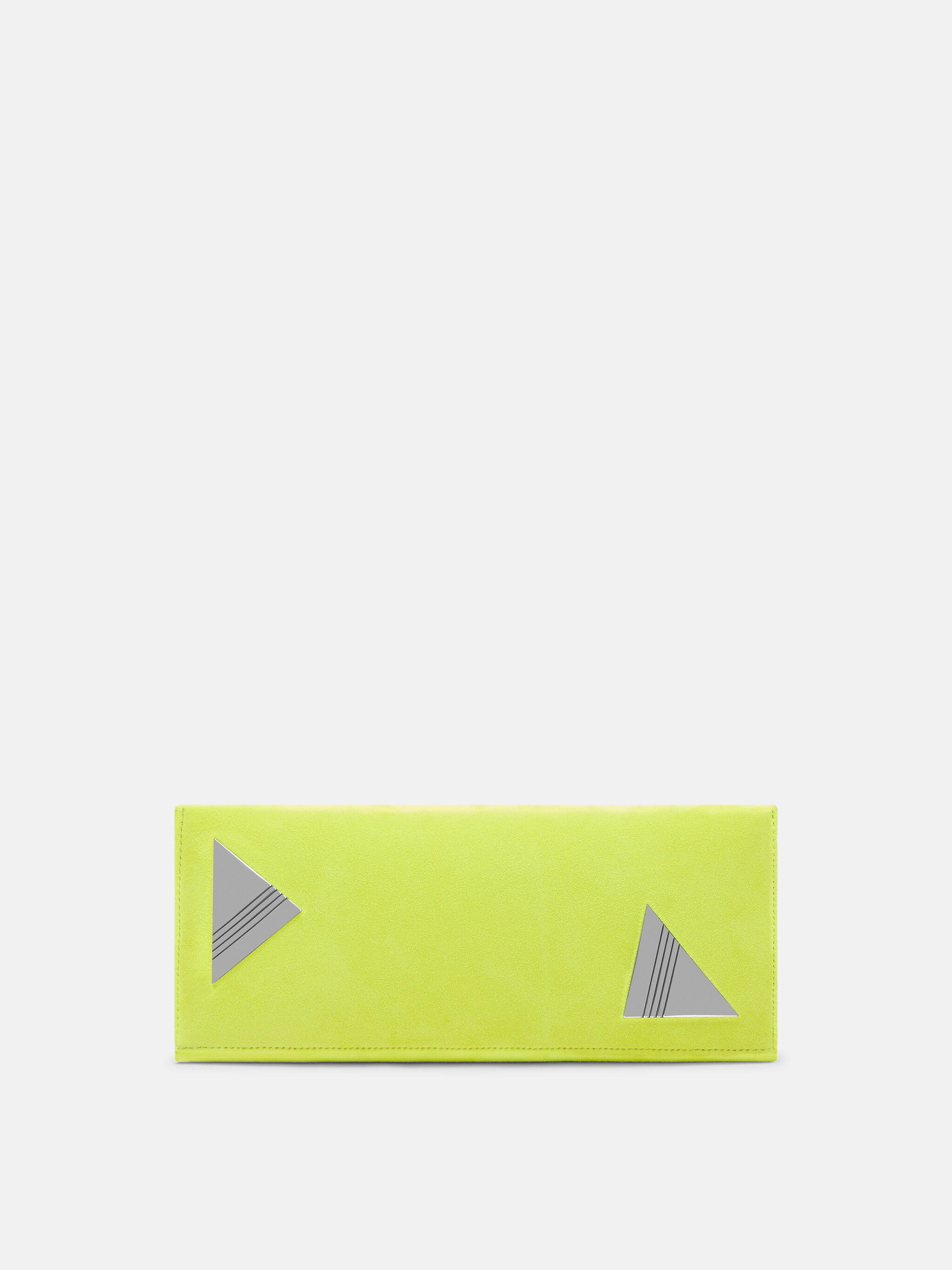 ''8.30PM'' FLUO YELLOW OVERSIZED CLUTCH - 4