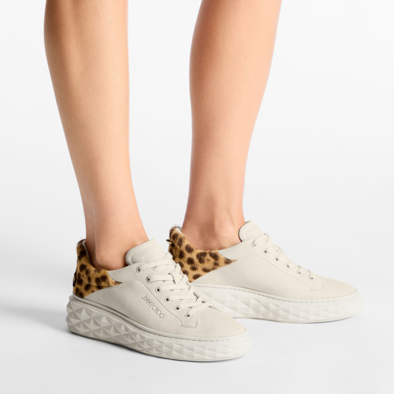 JIMMY CHOO Diamond Maxi/F II
Chalk Leopard Print Leather Trainers outlook
