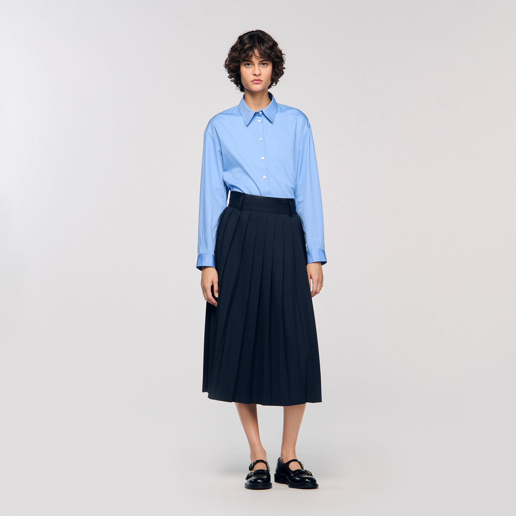 MAXI PLEATED SKIRT - 2