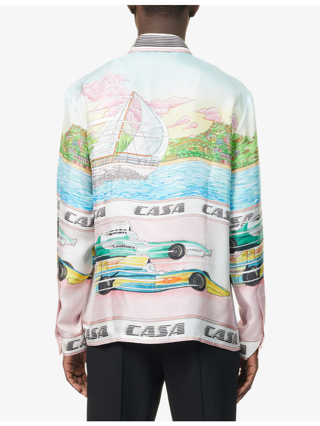 The Art of Racing Classic Long-Sleeve Silk Shirt - 4