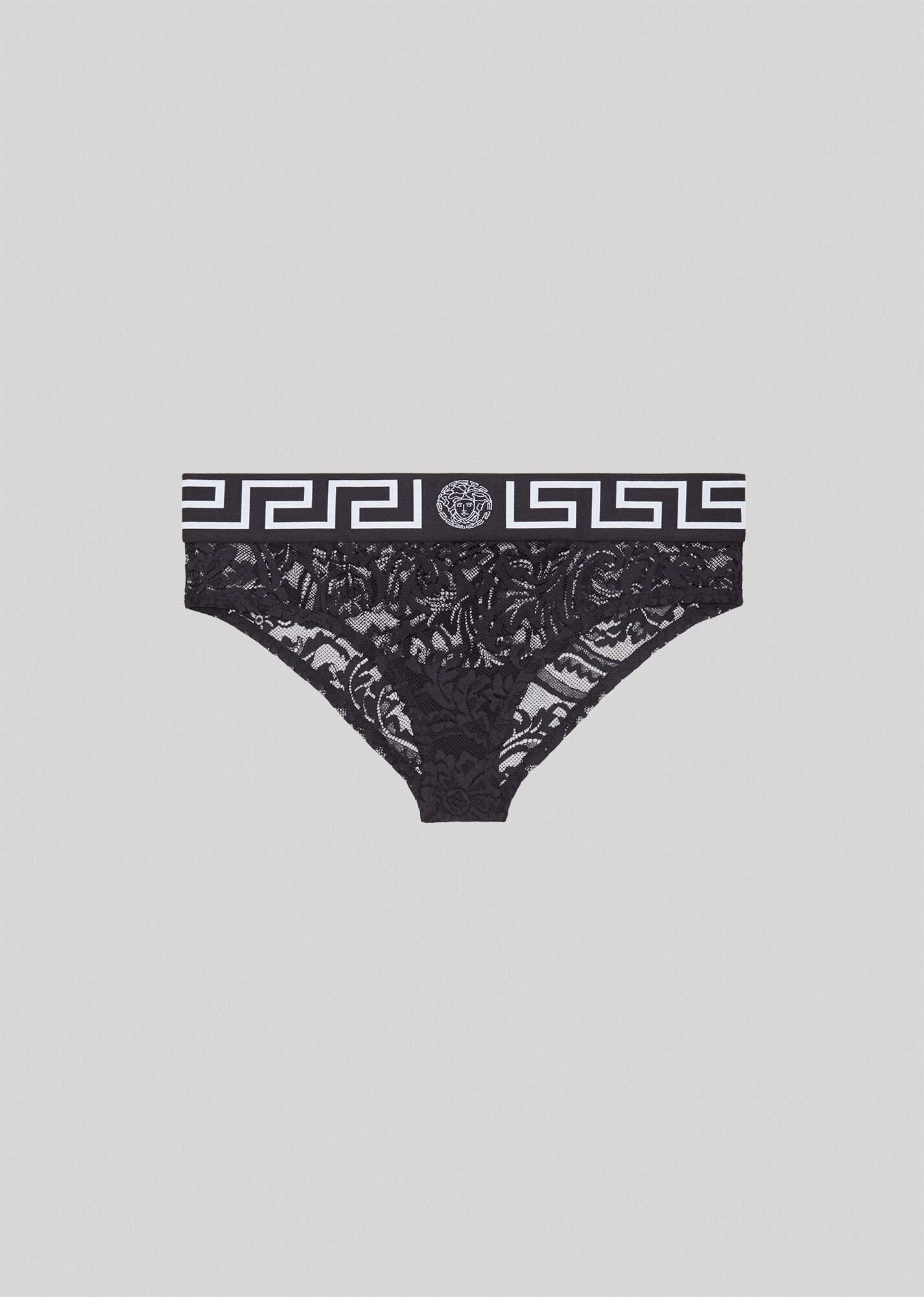 Greca Border Lace Briefs - 1