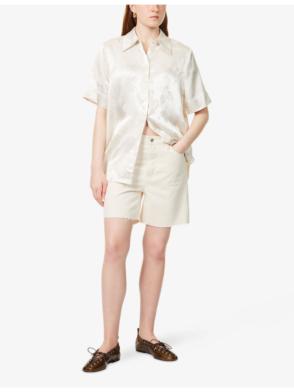 The Timeless High-Rise Denim Shorts - 2