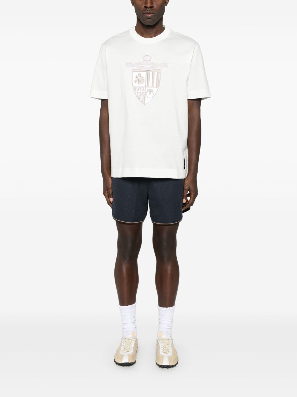 FF-jacquard shorts - 2