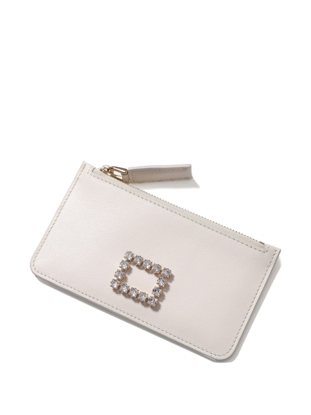 【Roger Vivier】rhinestone wallet Roger Vivier rhinestone-embellished zip wallet | REVERSIBLE