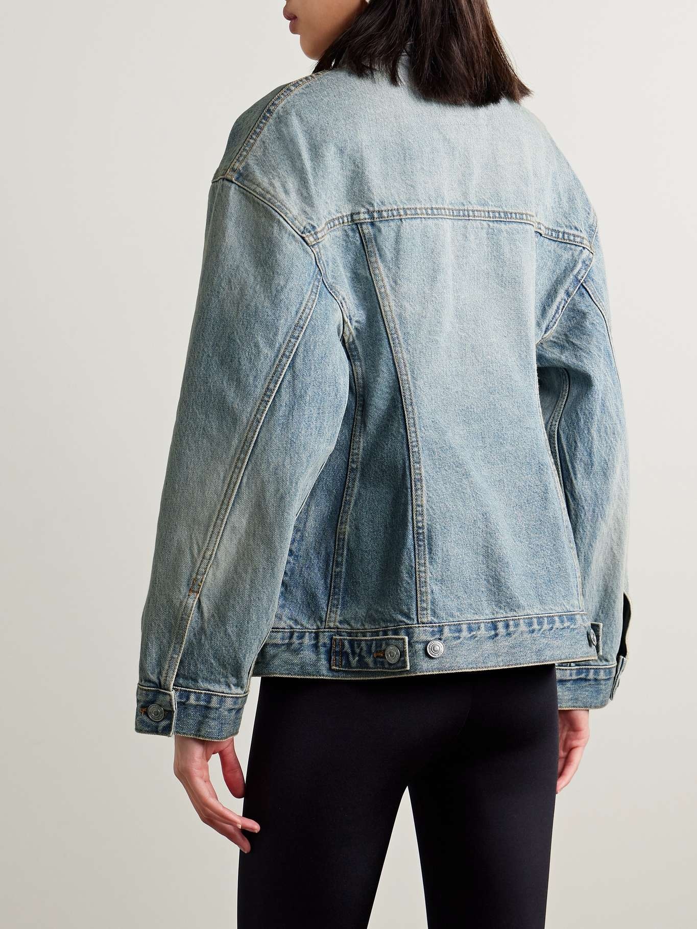 Hourglass oversized denim jacket - 3
