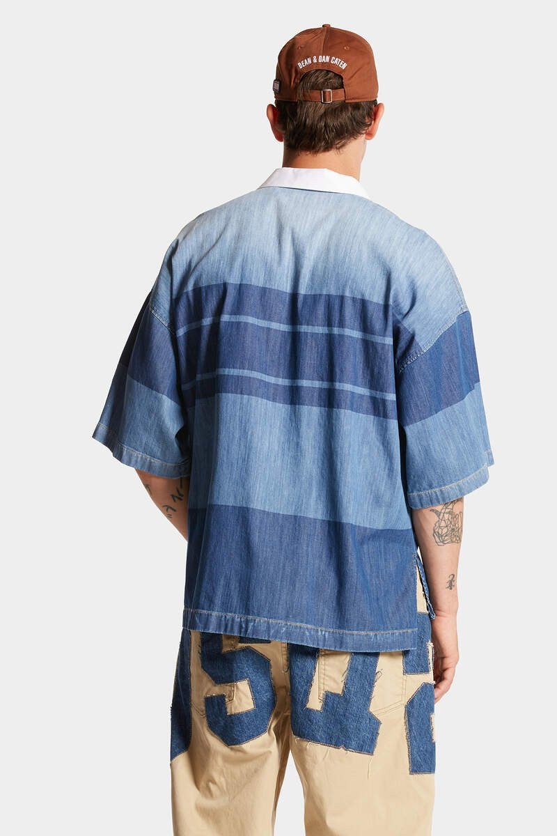 DENIM RUGBY POLO SHIRT 4