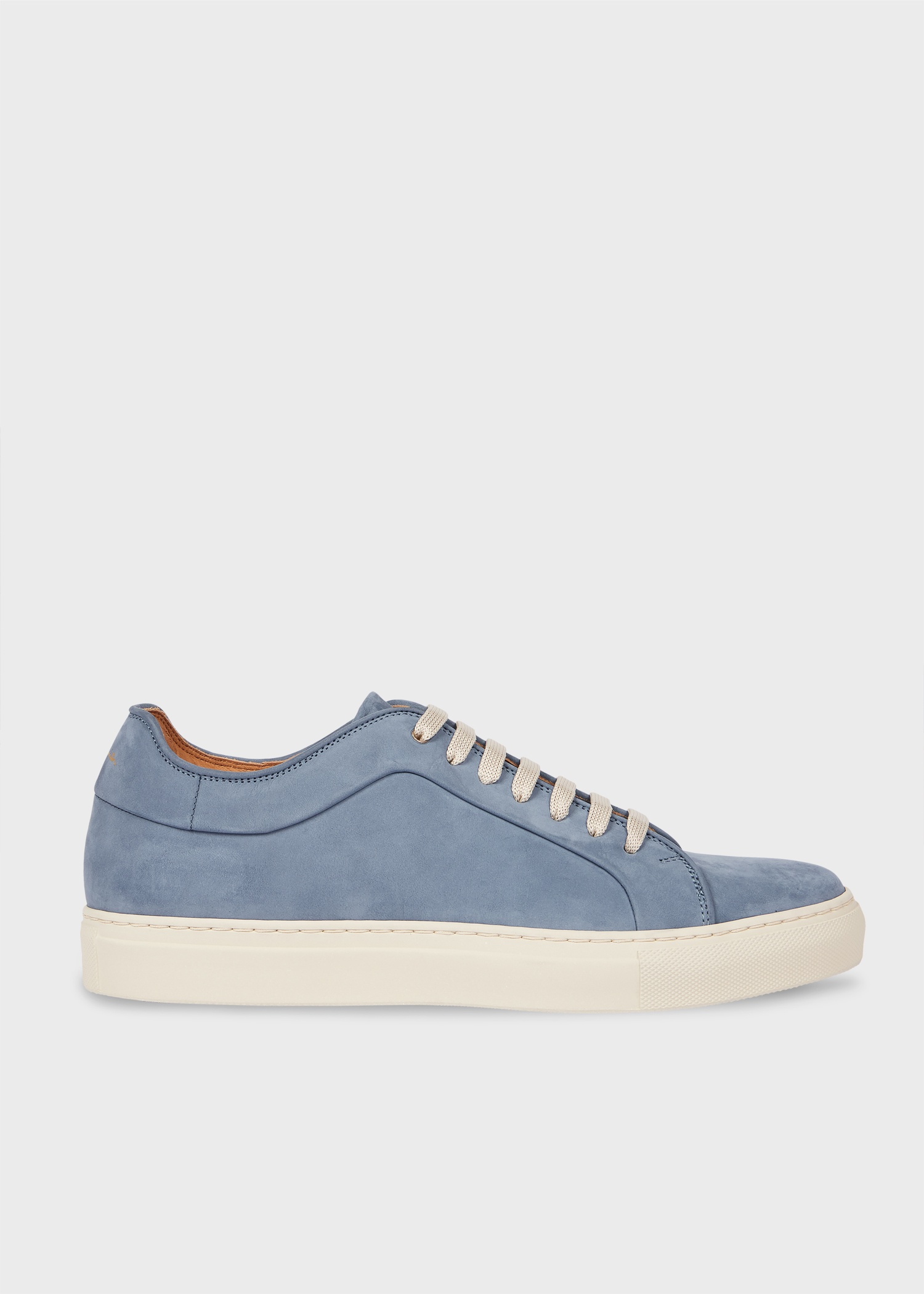 Light Blue Nubuck 'Basso' Trainers - 1