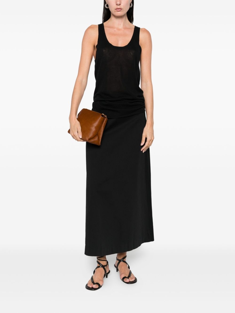 scoop-neck tank top - 2