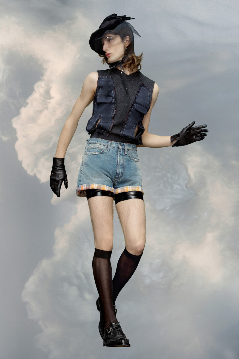 Maison Margiela Décortiqué knit gilet outlook