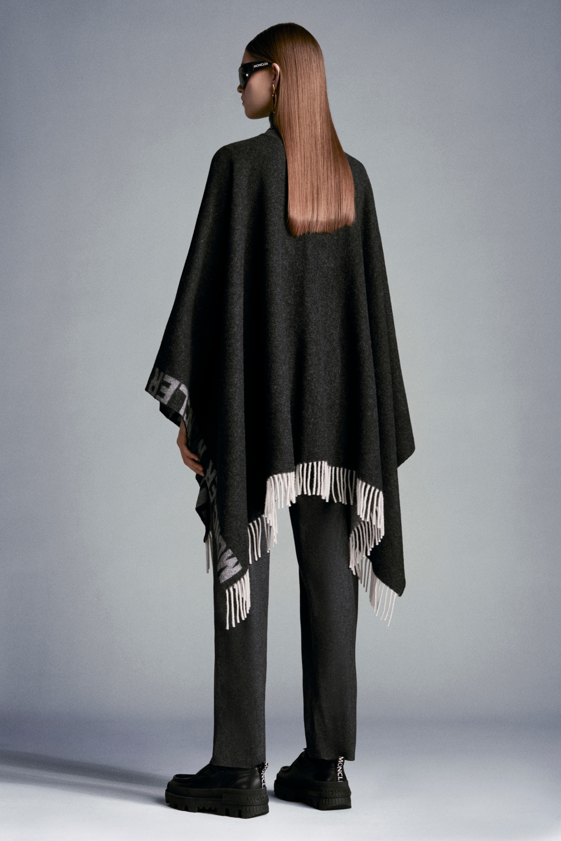 Wool Poncho Coat - 6