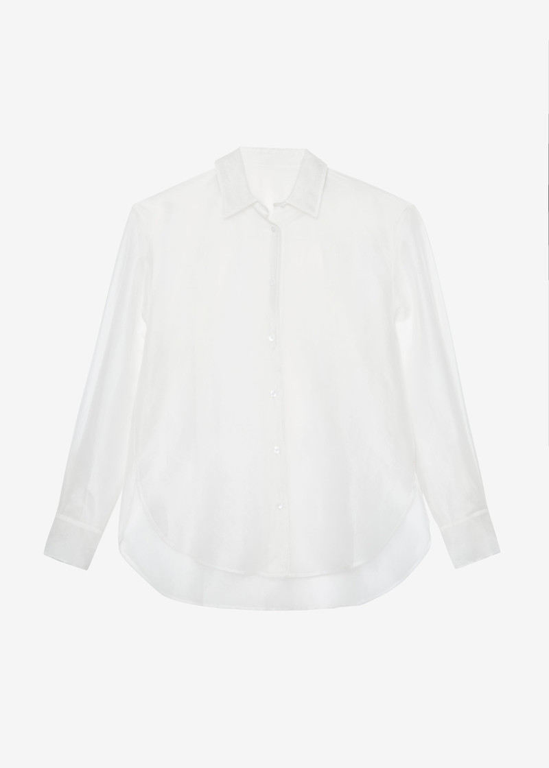 Peri Sheer Shirt - White 1