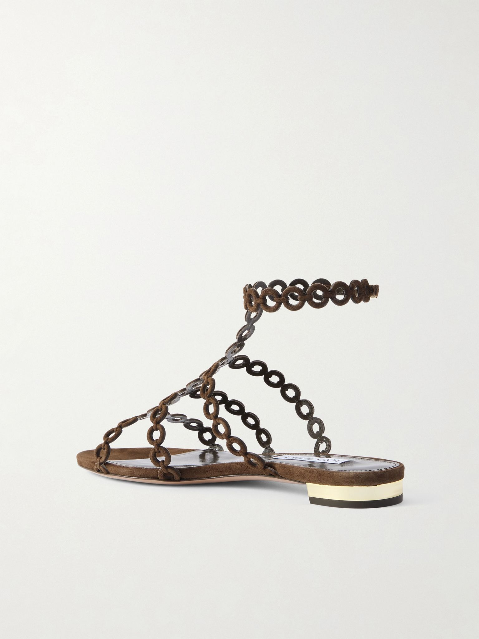 Infinity suede sandals Dark brown - 3