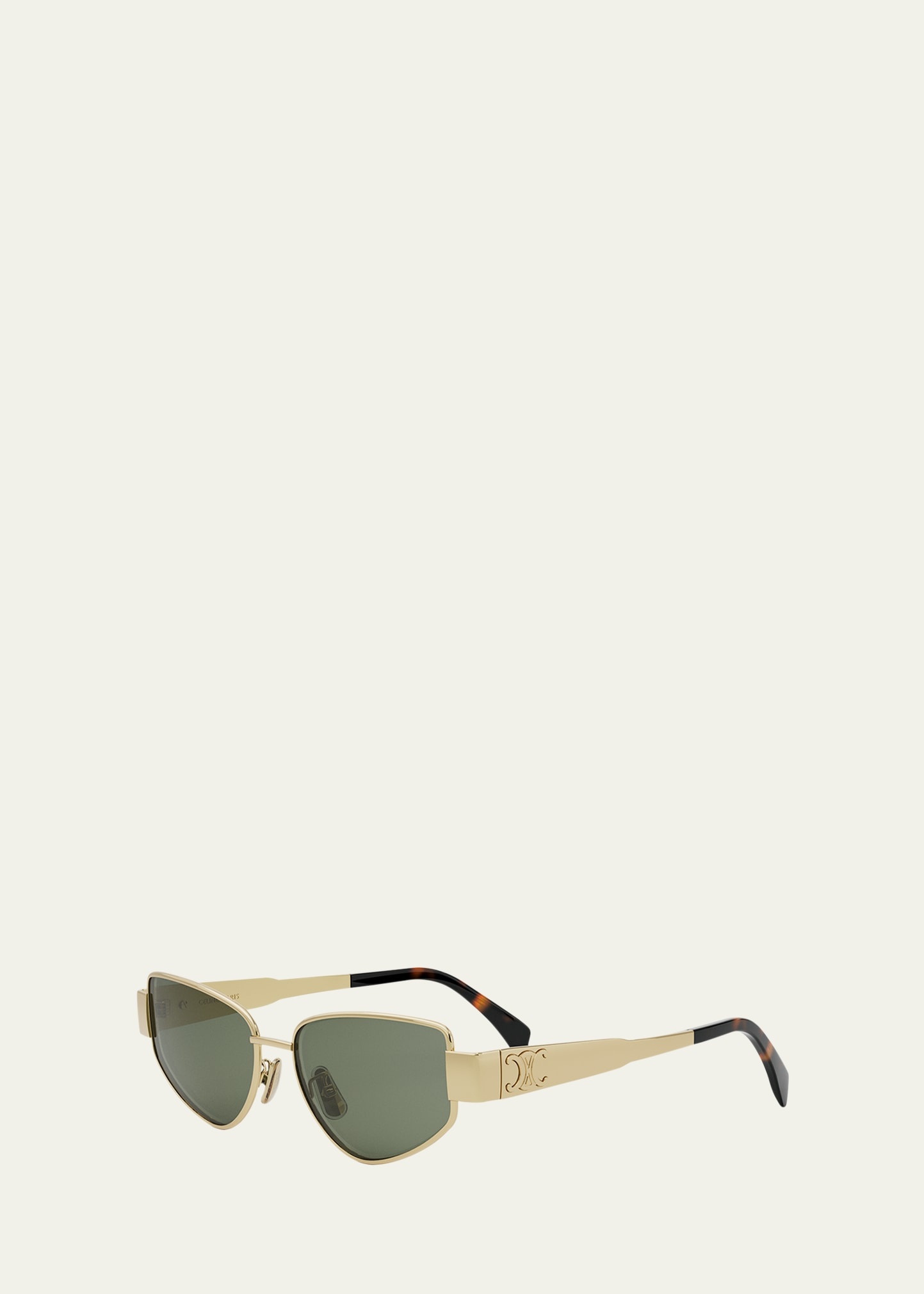 Men's Triomphe Metal Cat-Eye Sunglasses - 2